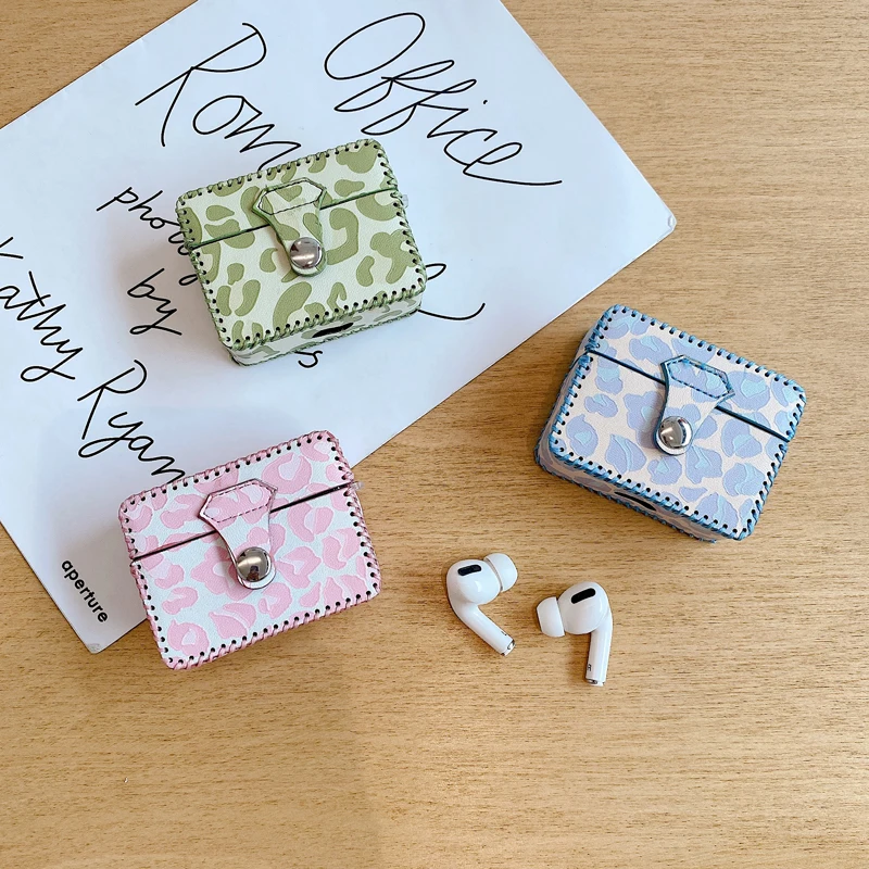Custodia Con Stampa Leopardata Per Apple Airpods 2 3 Generation 2021 Cover Per Airpods Pro Shield Air Pods Protettiva Per Airpod 3Rd Shell