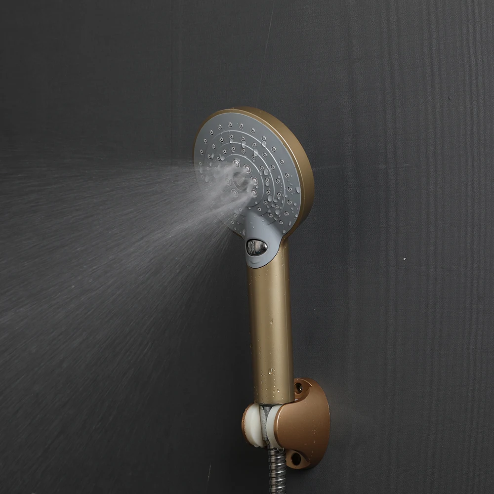 Description Picture 3 of itemMonite Bathroom Shower Hand Spray Wall Mounted Multiple Styles Handheld Handle Shower Faucets Bathroom Accessories Taps