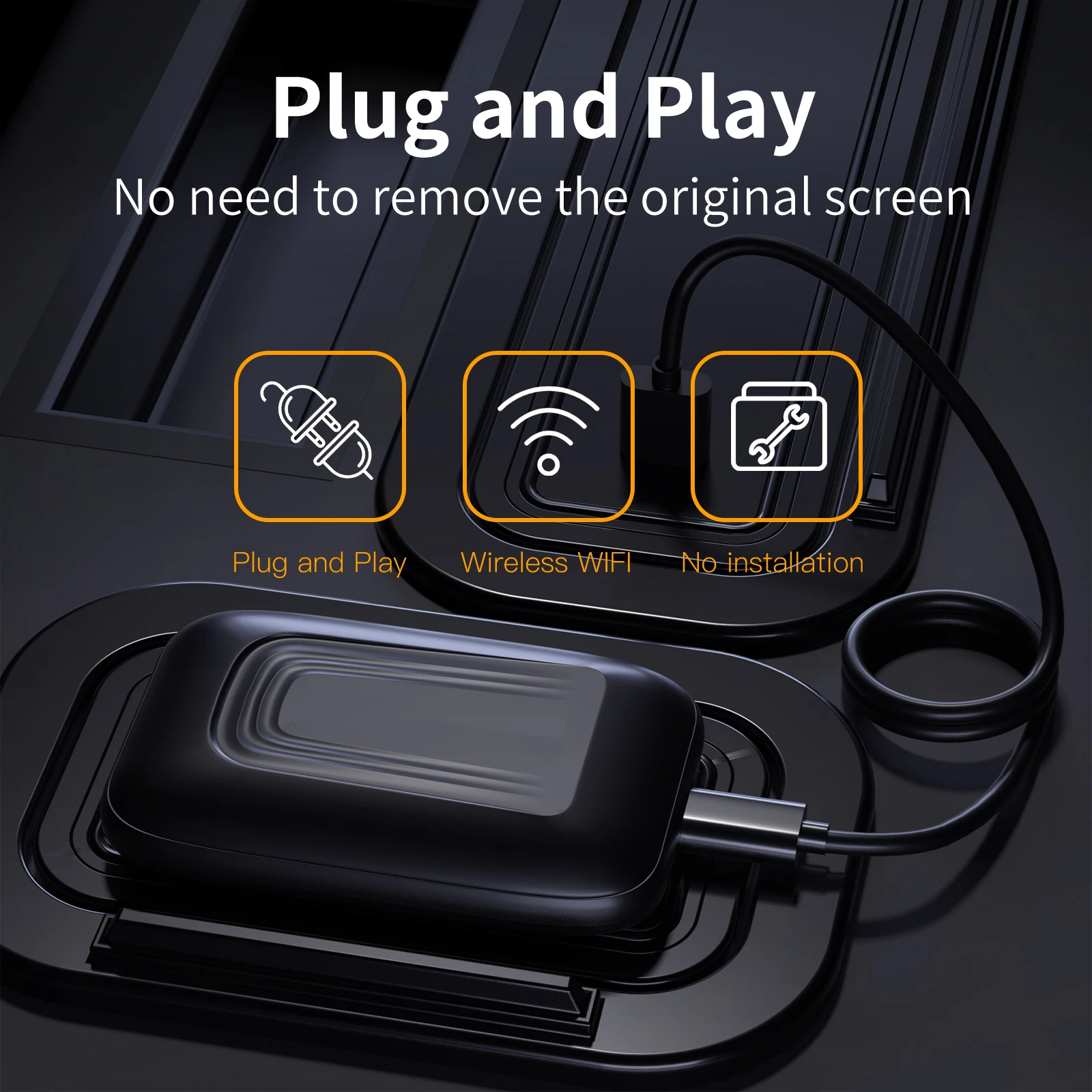 ȵ̵ AI BOX    Andorid ڵ  ÷̾ BT5.0 Ÿ ٰ BMW  ÷  ÷ 4ھ 2 + 8G WIFI  ȭ