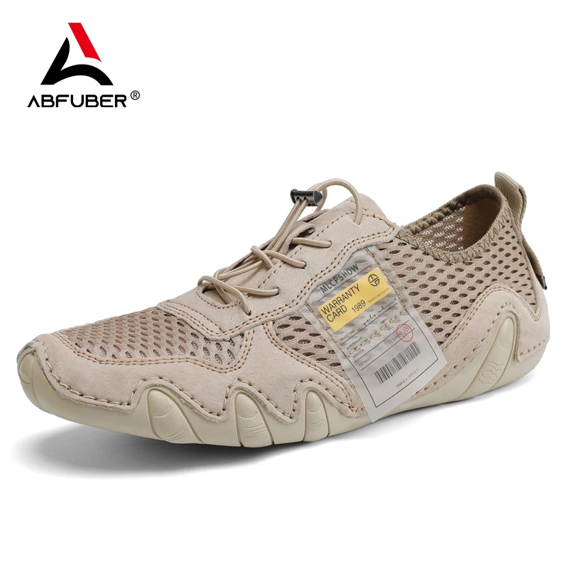 

Туфли мужские из дышащей замши, лоферы, осьминог, Повседневная Кожа, плоская подошва, на шнуровке, летняя прогулочная обувь