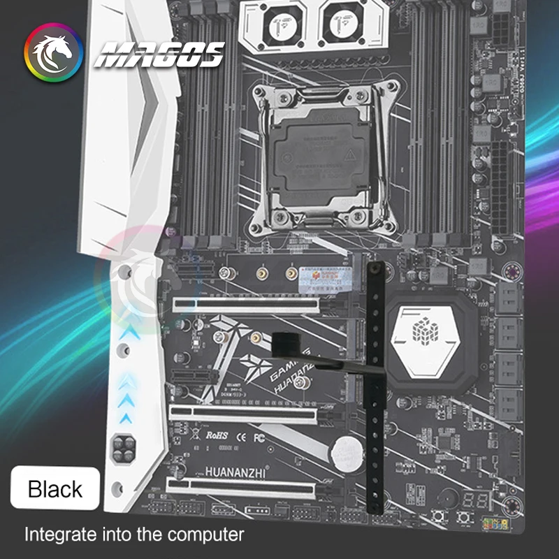 Supporto Scheda Grafica In Alluminio - Regolabile, Con Base Magnetica, Per PC Gaming - Foto 8