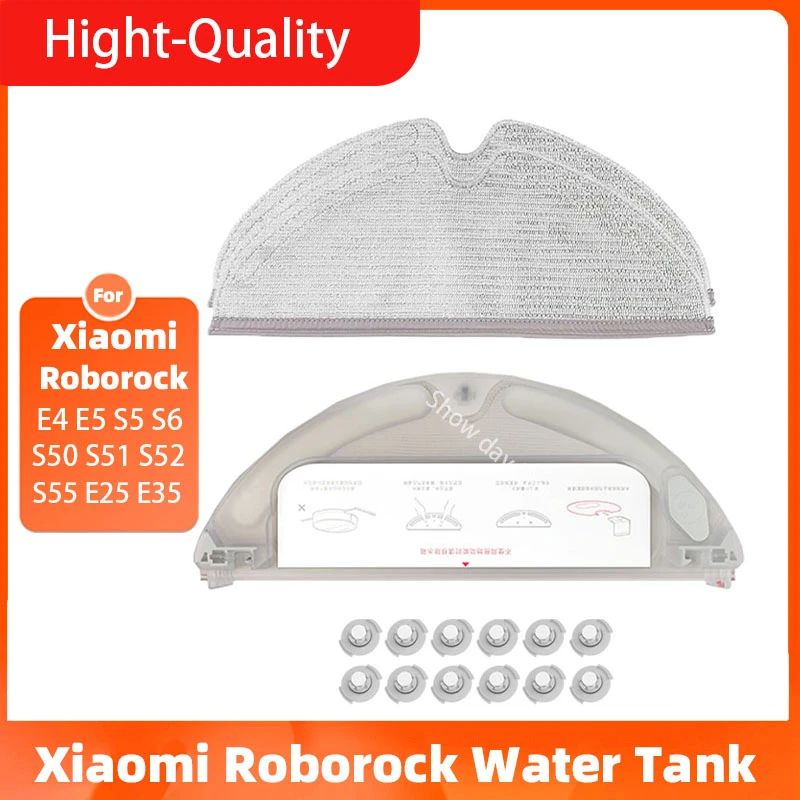 Mopping Cloth Dry Water Tank Mop & Water Tank Filter Vacuum Cleaner