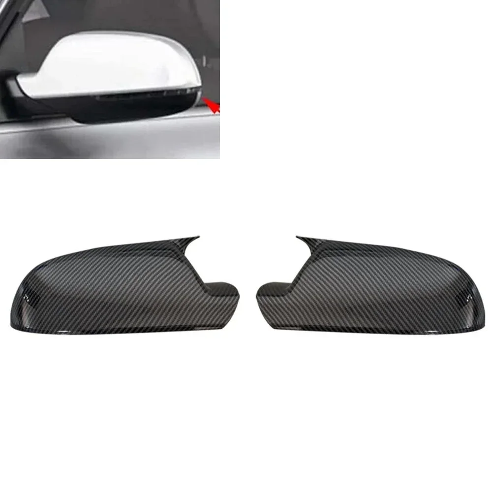 Audi Car Rearview Side Mirror Cover Wing Cap Exterior Door Trim