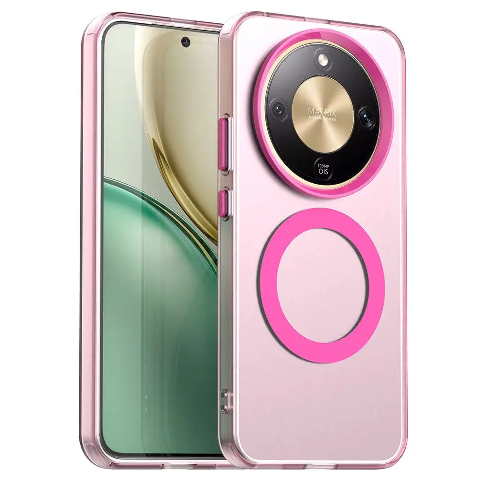 Luxury Skin Feel Candy Magnetic Cover | Shockproof & Wireless Charging Compatible Case