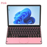 Pink 2024 New 11" Touch Screen Intel Celeron N100  4 Core 4 Thread 3.4GHz  Laptop PC Cheap Win 11 Laptops Computer For Business 2