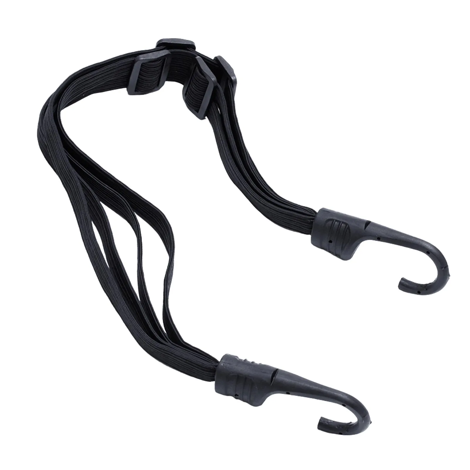

Motorcycle Luggage Straps Motorcycle Helmet Luggage Rope Black Motorcycle Bungee Cord Bandage Retractable Elastic Strap With 2