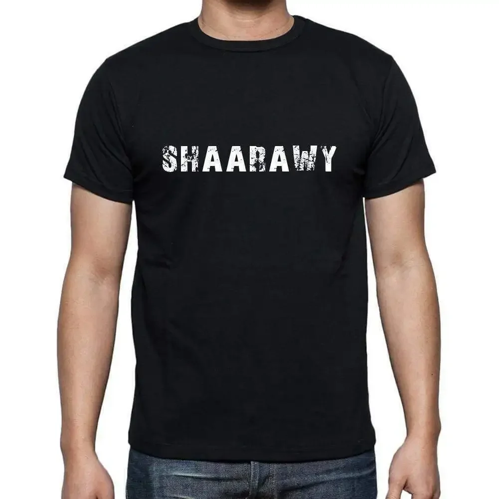 Футболка shaarawy, Мужская футболка, черная, подарок 00114, футболка Ultrabasic