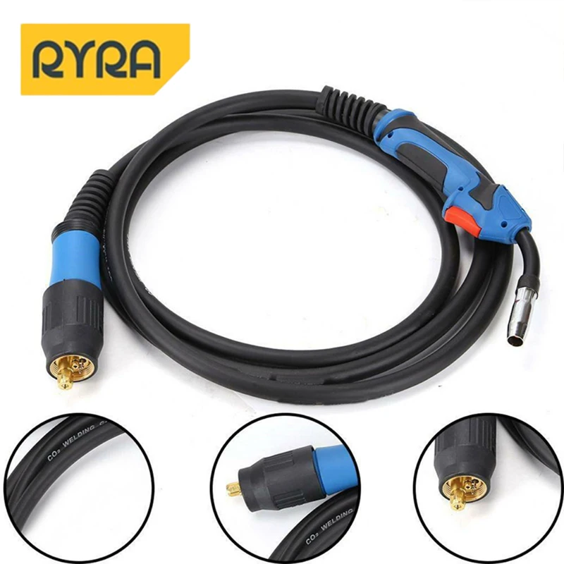 

Welding Machine WelderTorch MIG Torch 150A Binzel Type CO2 MB15 MIG Welder With Euro Connector 2M/3M/4M For MIG MAG Accessories