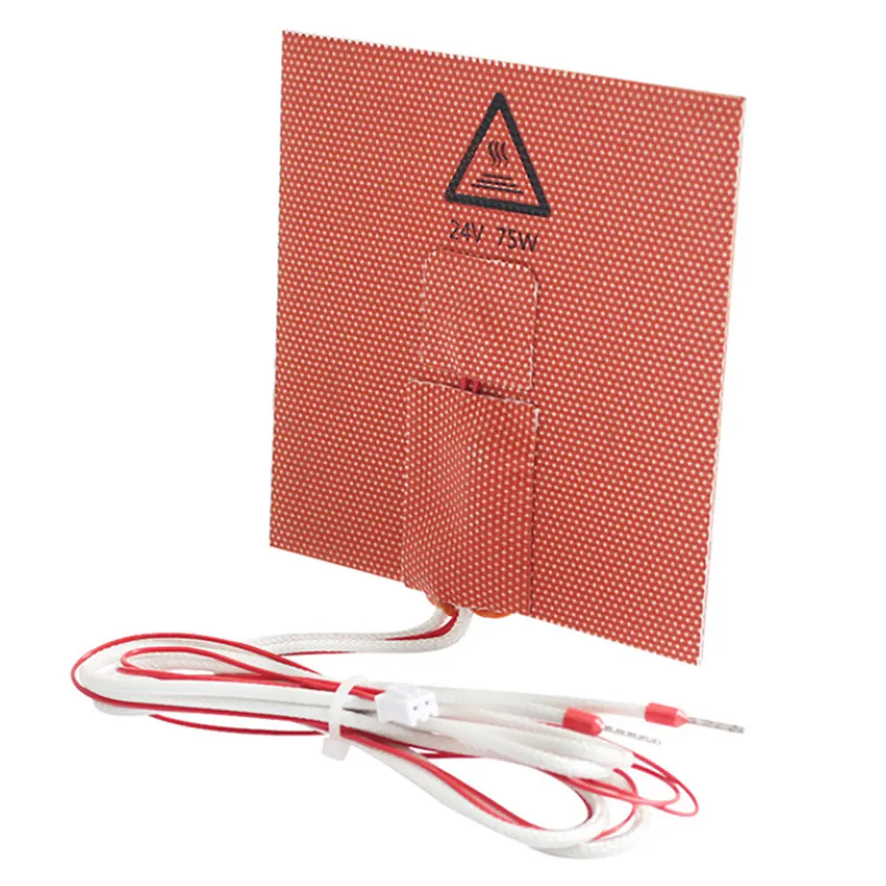 3D Printer Heater Pad with NTC 100K Thermistor 3D Printer Heating Mat 24V 75W Heater Pad Plate for VONON 0.1/0.2 3D Printer