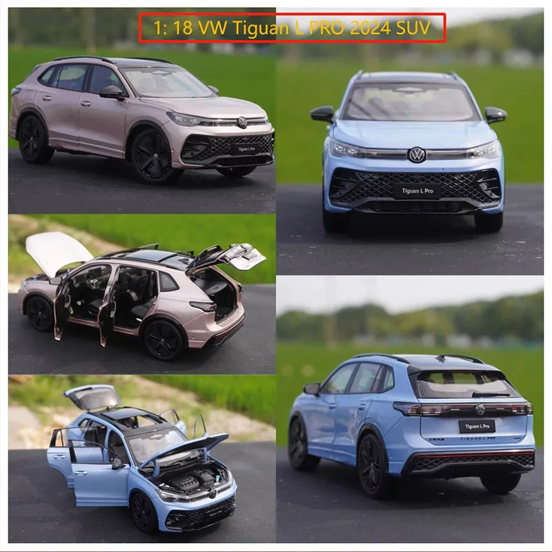 Volkswagen Tiguan L Pro 1/18 スケールモデルミニカー 1:18 Volkswagen Tiguan L PRO SUV Alloy Car Model Diecast