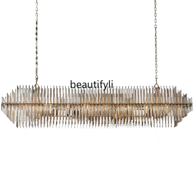 

Post-Modern Light Luxury Living Room Creative Chandelier Sales Department Model Room Personality Simple Engineering Lamps