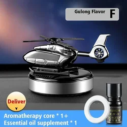 Solar - Powered Car Air Freshener with Rotating Propeller Design (Silve)