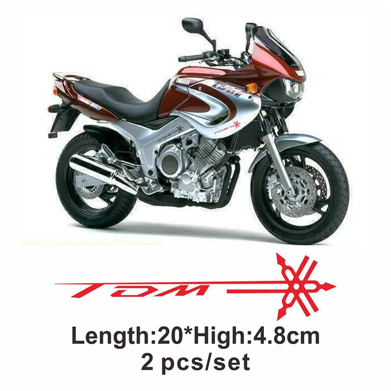 For Yamaha tdm 850 900 TDM New Motorcycle Bicycle Wheel Sticker Fuel Tank Sticker Wheel Helmet MOTO Waterproof Reflective badge