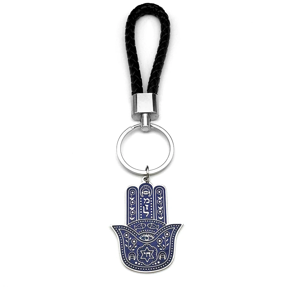Fatima Hand Symbol Schlüsselanhänger für Frauen Männer Edelstahl Silber Farbe Islam Muslim Schlüsselanhänger Schmuck Mode Amulett – Detail 9