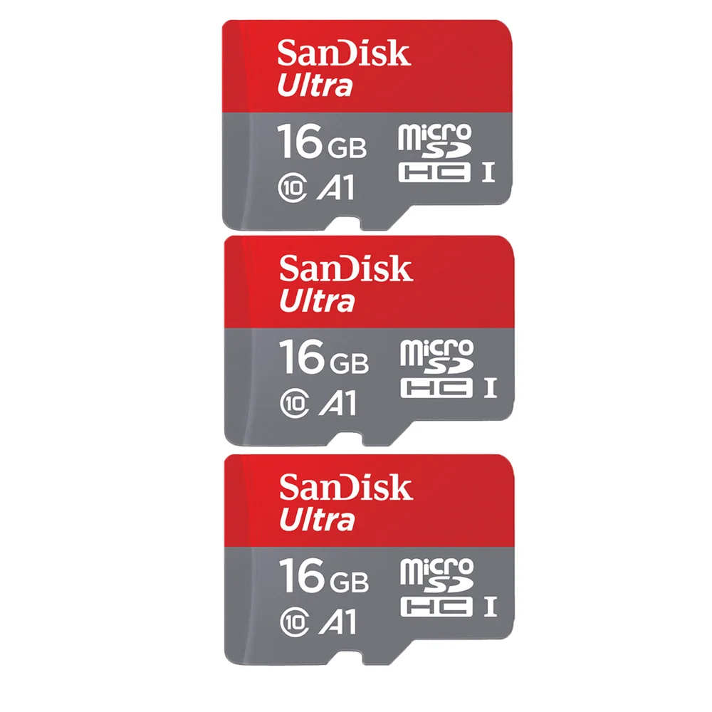 SanDisk 3 pcs sell 256GB micro SD A1 Ultra Memory Card SDXC UHS-I 120M/s 16GB 32GB 64GB 128G 400G 512G 1TB TF Card carto memoria 4gb sd card Memory Cards