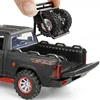 Diecast 1/32 Scale Dodge Ram TRX Pickup Car Model Sound Light Pullback Collective Voiture Home Decor Boy Car Gift Birthday 4