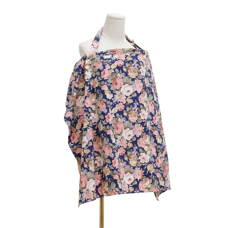 100x70cm Cotton Mother Cape Blanket Nursing Apron Carseat Stoller Cover Lactation Maternity Clothes for Baby Nursing Cloth