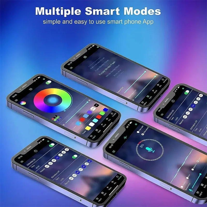 1-30M RGB LED Strip Light 5V USB Bluetooth 24Key Remote Control Flexible Ribbon Color Change LED Lamp Tape For Home Decoration