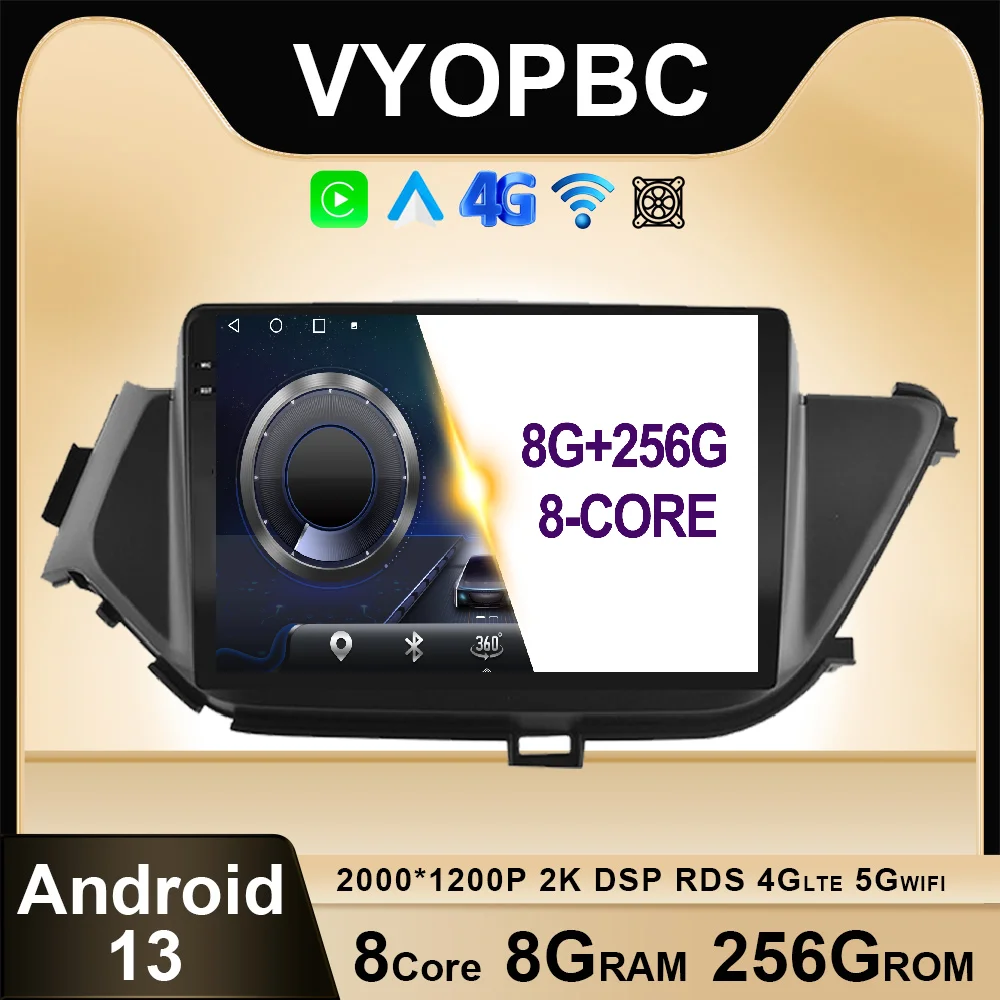 

Android 13 For Nissan Bluebird 2015 - 2019 Car Radio QLED Wireless Carplay Auto BT WIFI ADAS Autoradio DSP Multimedia AHD Video