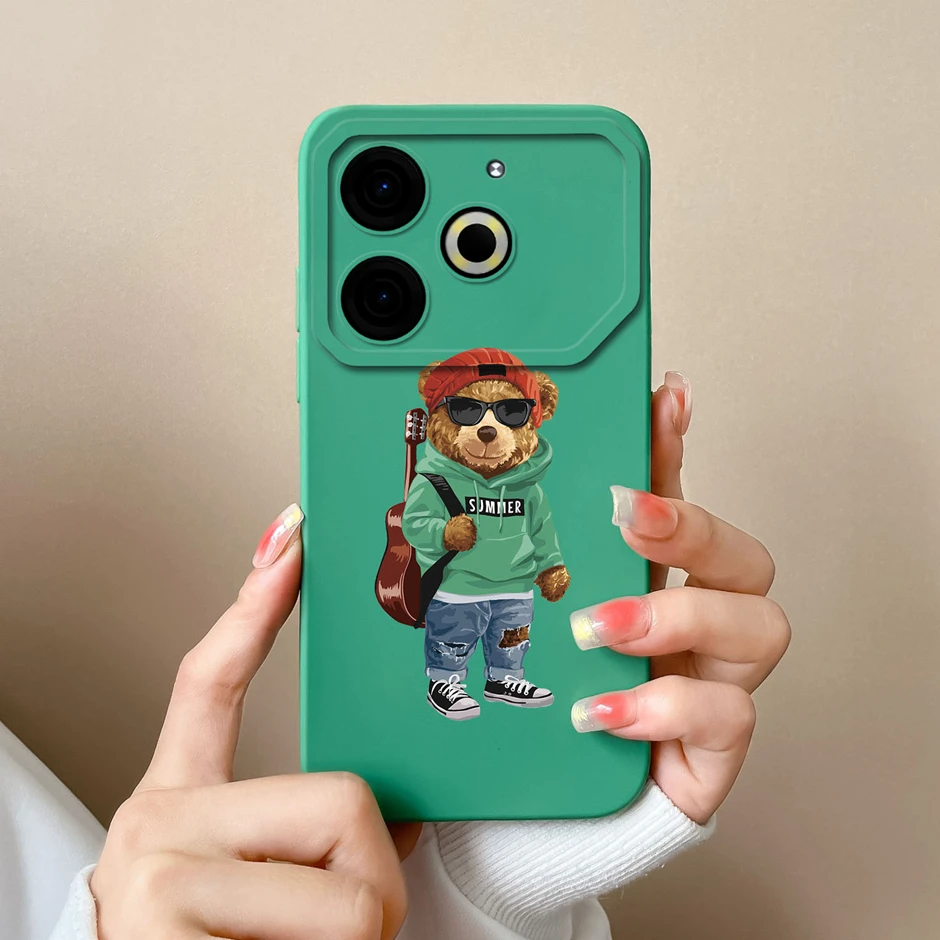 Cute Cartoon Dinosaur Silicone Phone Case – Ultrathin Hot Design s Coque