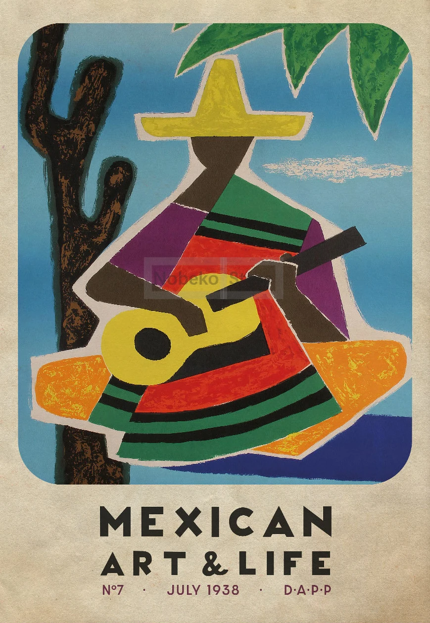 Mexicanアートとライフのポスター、ヴィンテージメックスカルチャー