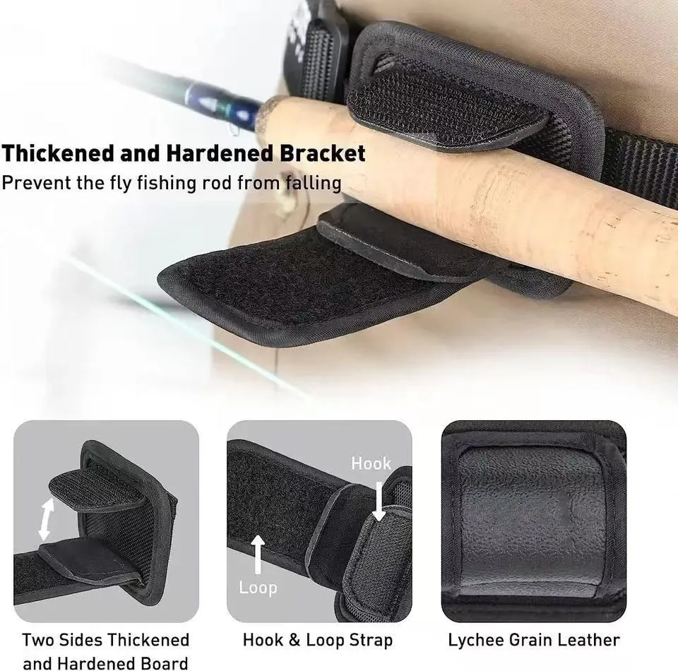Fly Fishing Waist Rod Holder Fishing Pole Holding for Fly Casting Outdoor Lure Tool Rod Holder Tools