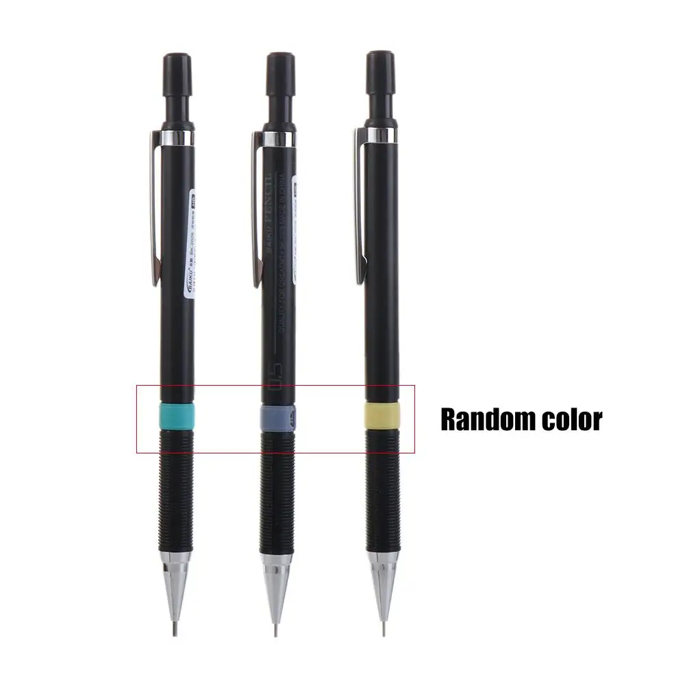 Metal Pencil 0.3 0.5 0.7 0.9 Metal Pen Mechanical Automatic HB 2B Lead Engineering Write Painting Pencil 4