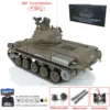 Henglong Upgraded Ver 1/16 Scale 7.0 Walker Bulldog RC Tank PV 3839 360 Turret BB Shooting Metal Tracks Toys TH17328-SMT7 1