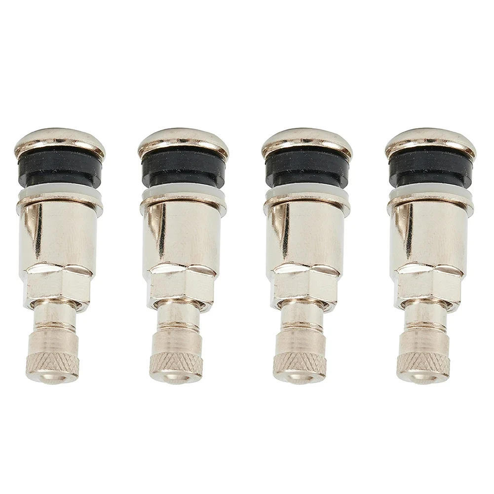 

Серебристый клапан из нержавеющей стали, клапан для автомобиля, фургона, отверстие 11,3 мм, 4 шт., хромированный, серебристый, легкий металлический, нержавеющая сталь