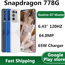 Original Realme GT Master Edition 5G Mobile Phone Android 11.0 Snapdragon 778G 65W Charger 64.0MP 6.43" AMOLED 120HZ OTA