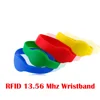 3pcs RFID Smart Chip 13.56MHZ Read-only Wristband Bracelet Waterproof Silicone Label 1K S50 Badge For Authorization System 1