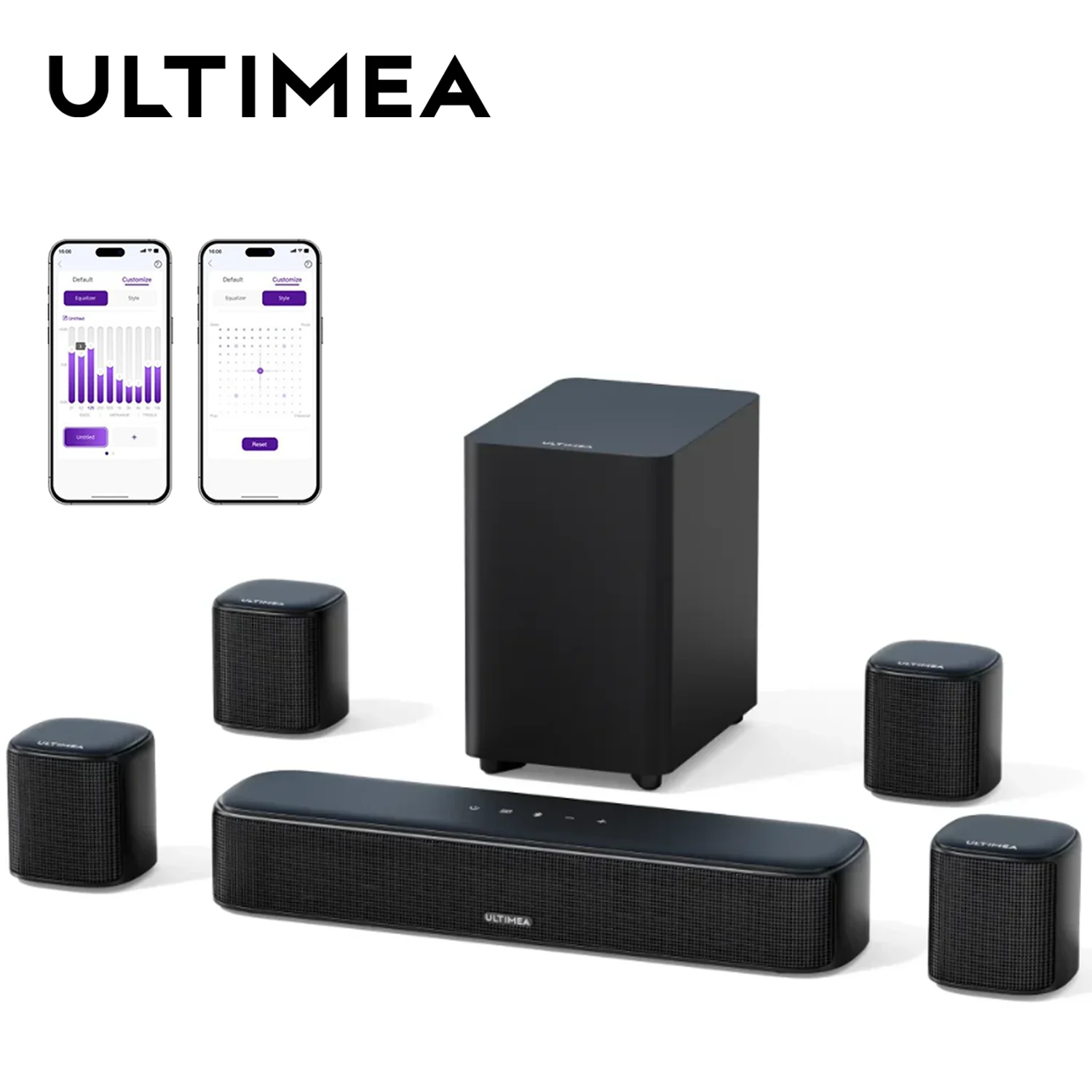 ULTIMEA Aura A40 7.1CH バーチャルサウンドバーでテレビ音声が劇的 