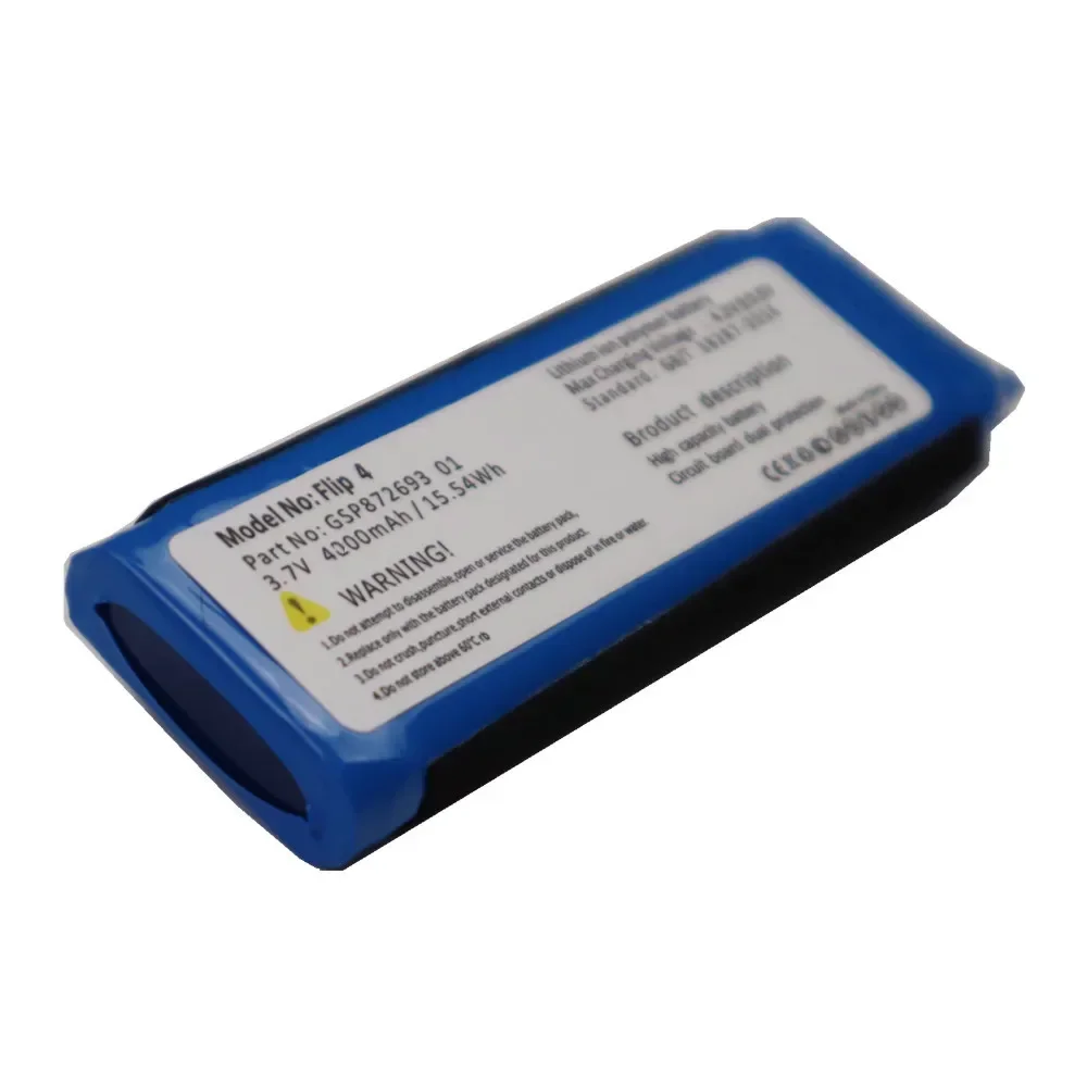 Bateria de Substituição do Altifalante Original para Jbl Leitor Recarregável Bateria do Altifalante Flip Gsp872693 01 2023 Original - Image 2