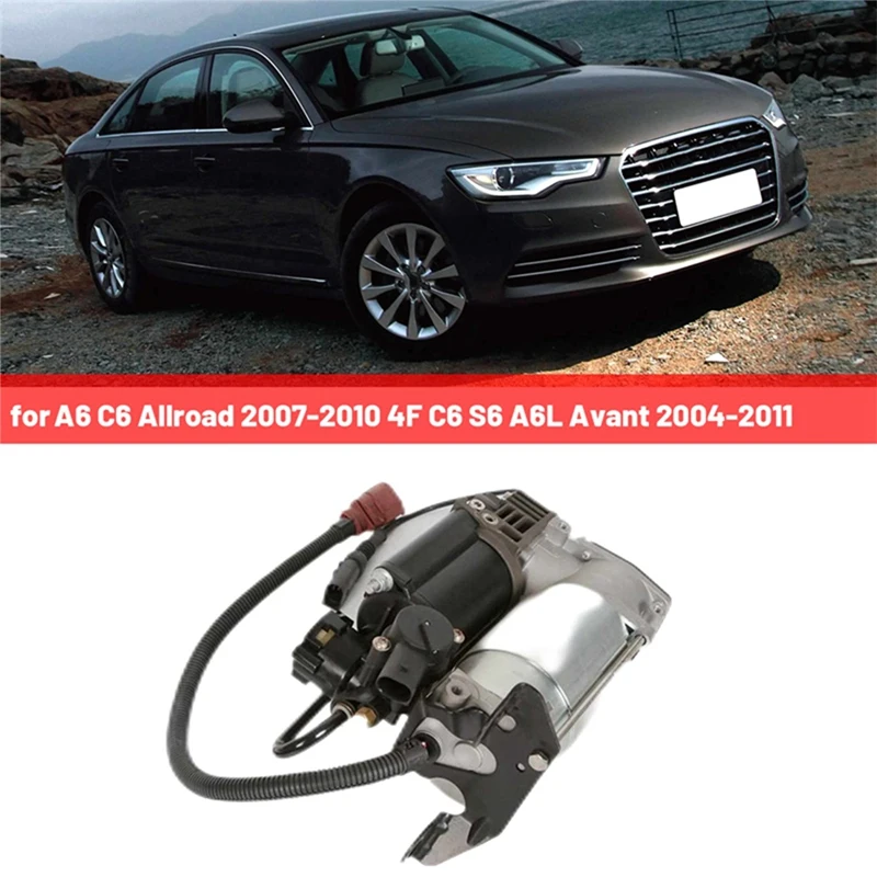 서스펜션 압축 펌프 공기 압축기, A6 C6 Allroad 2007-2010 4F C6 S6 A6L Avant 2004-2011 부품, 4F0616005