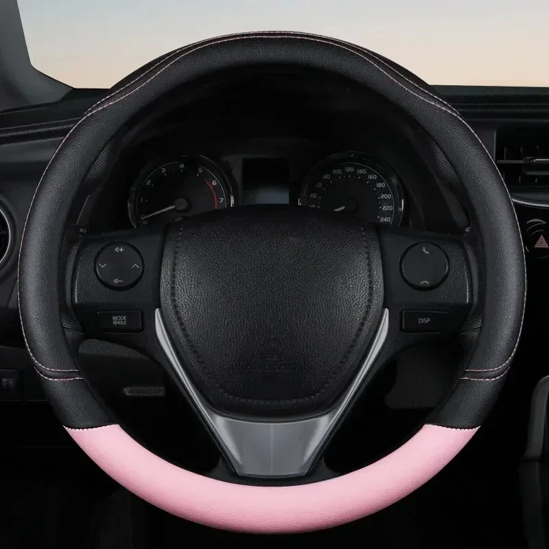 Steering Wheel Cover Car Steering Wheel Cover Universal 15 inch Breathable Anti Slip Car Interior Accessories Fit Most