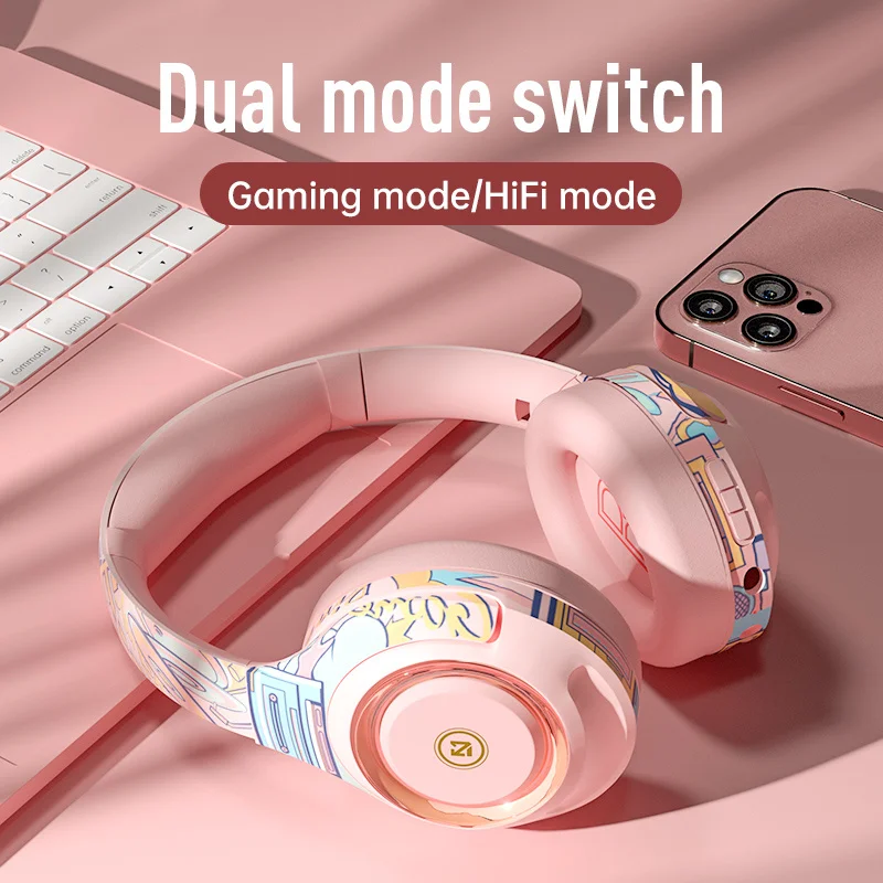 

Wireless Headphones China Chic Bluetooth 5.2 Earphones Stereo HiFi Sound Quality Earbuds Gaming Music Sports Headsets For Gamer