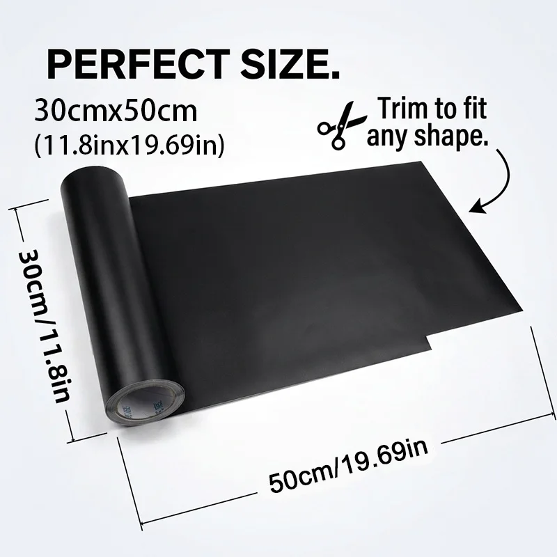 matte black 30 50cm