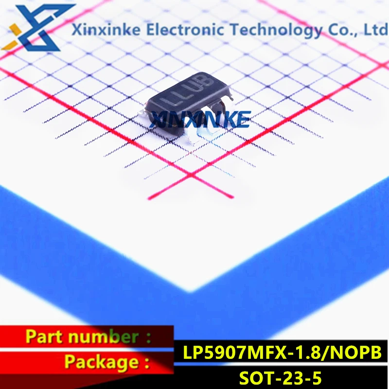 

LP5907MFX-1.8/NOPB SOT-23-5 LDO Voltage Regulators 250mA Ultra-Lo Noise LDO Reg Power Management ICs Brand New Original