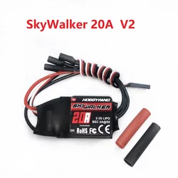 Enhanced Speed ESC Controller with UBEC for RC Aircraft and Helicopters (SkyWalker 20A  V2)