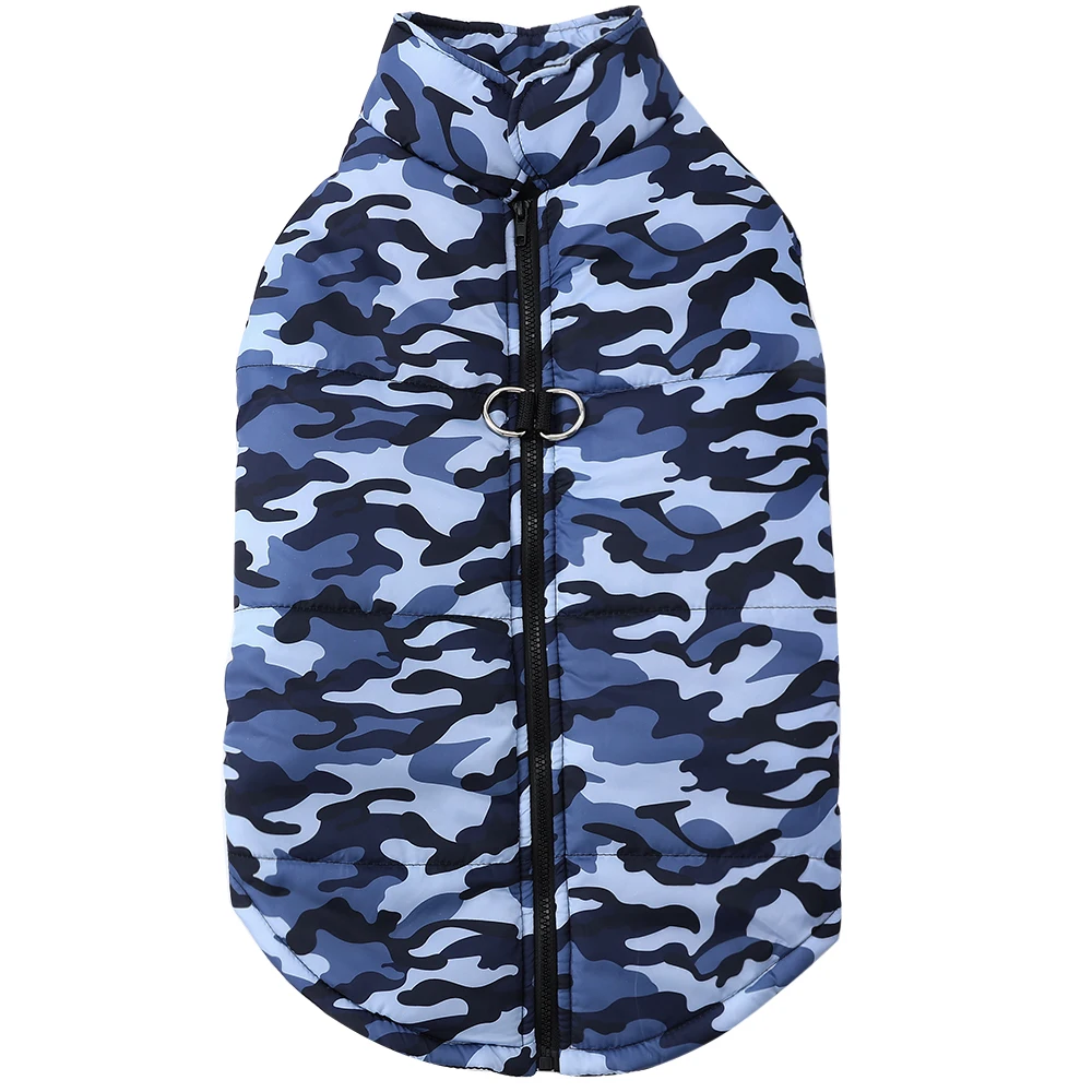 Autumn Winter Dog Jacket Coat Windproof Camouflage Pet Clothing_voghion.com