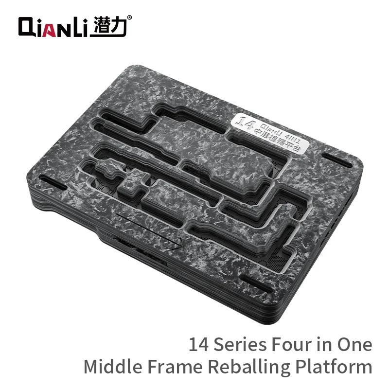 

QIANLI 4in1 Middle Frame Reballing Platform for Phone 14 14Plus 14Pro 14ProMax Motherboard Middle Layer Tin Planting Tool