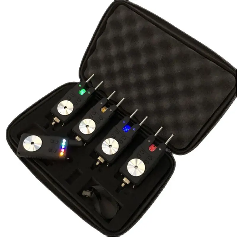 Hirisi Kit Allarme Per La Pesca Alla Carpa E Altalena Impermeabile LED Blu E Rosso - Foto 2