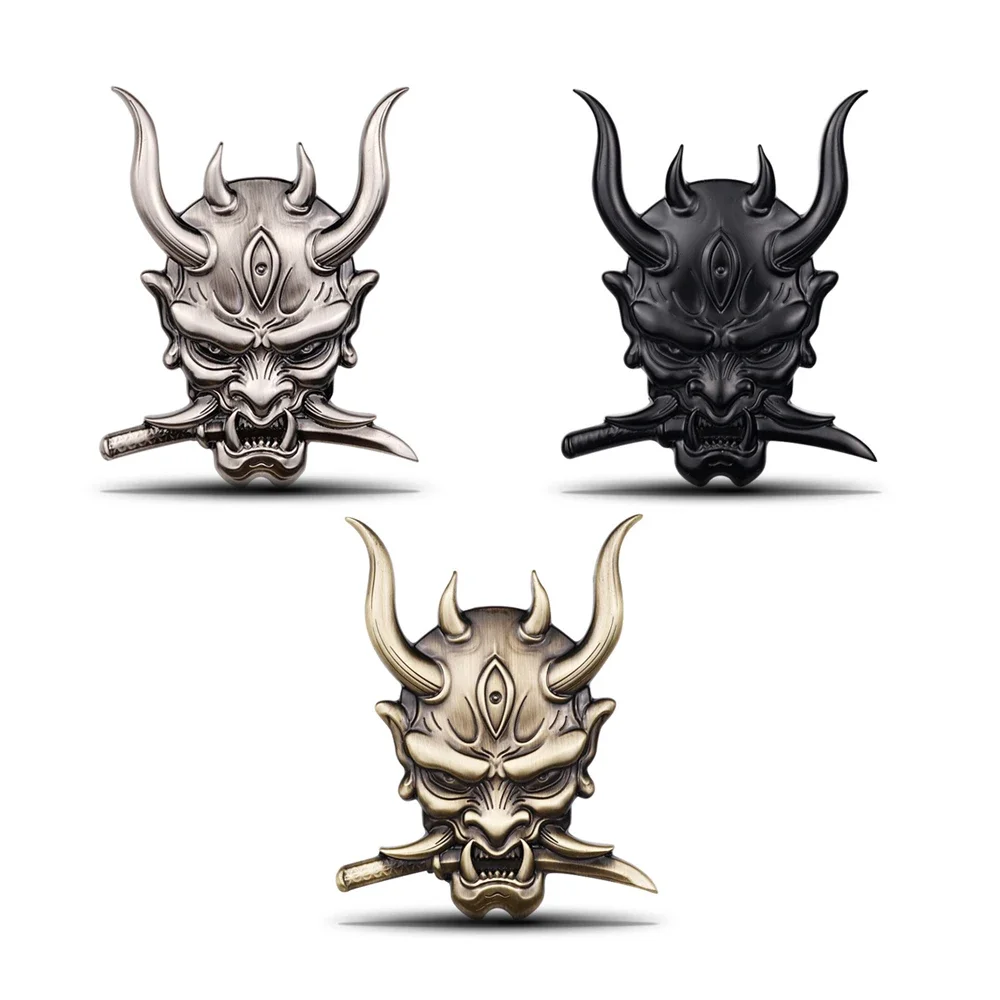 Adesivo Per Auto 3D Premium Warrior Metal Skull Emblem Badge Decalcomania Per Toyota Mazda Dodge Volvo Chevrolet Peugeot Suzuki Renault Ford