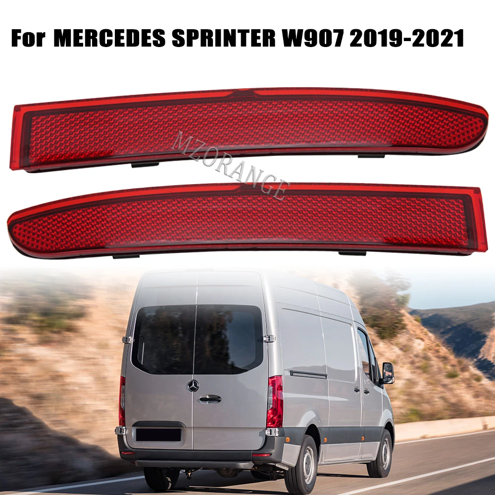 Отражатель для заднего бампера Mercedes Sprinter W907 2019 2020 2021, лампа заднего хода, автомобильные аксессуары без инструмента для лампы