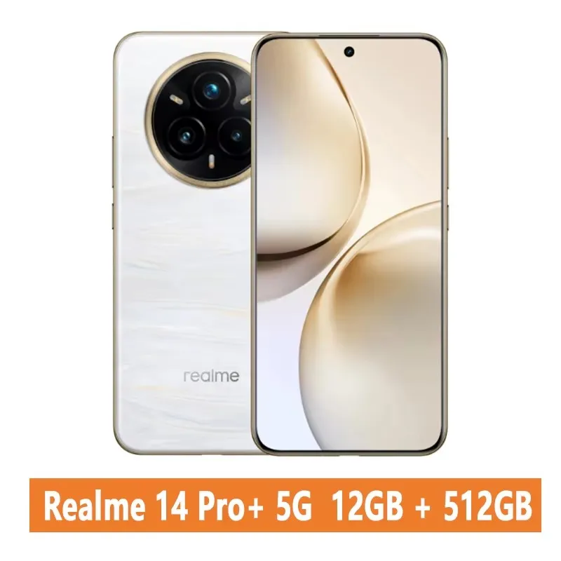 Global Version Realme 14 Pro+ Plus Mobile Phone 512GB Snapdragon