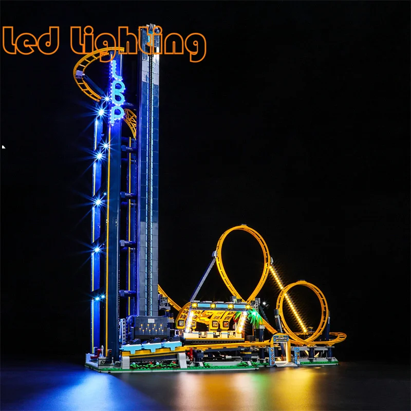

Led Lighting Kit For 10303 Loop Coaster Fairground Creator Expert Architecture Led Bricks (Only Led Light Kit)