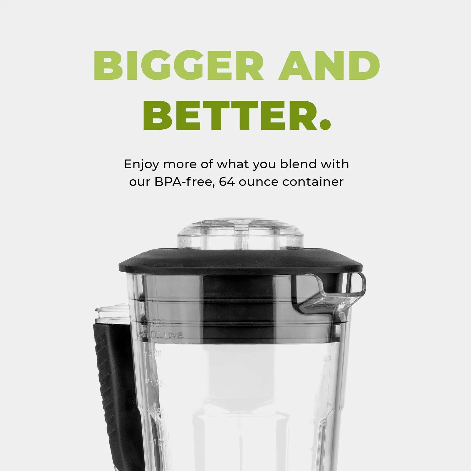 Commercial Blender - 64oz Countertop Blender 1800 Watts - High Performance, High Powered Professional Blender and Foo 5