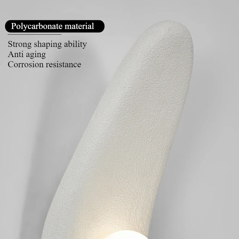 SANDYHA Nordic Long Strip Design Wall Lamp for Bedroom Bedside Light Living Room Aisle Study Lighting Fixture Home Decoration 4