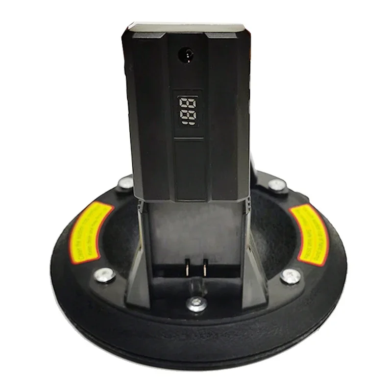 8 Inch Electric Vacuum Suction Cup Lifter 280KG Load Capacity Heavy Duty Hand Held Glass Lifter for Moving Large Granite Tile