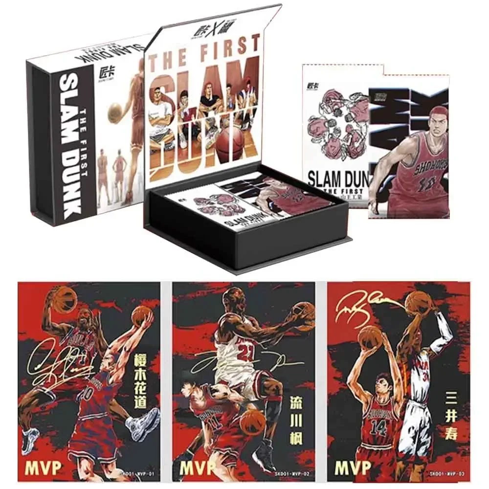 Slam Dunk Card Ball Sports Card Pacchetto Abbronzante Sakuragi Flower Path Rukawa Maple Red Haruko Anime Collection Card Childr Gift